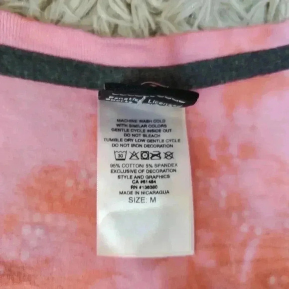 Harley Davidson bling glitter tye dye tee. Size Medium - Picture 9 of 9